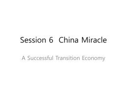Session 6 China Miracle