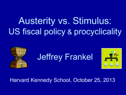 US fiscal - Harvard Kennedy School