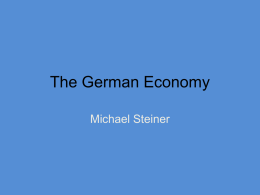 The German Economy