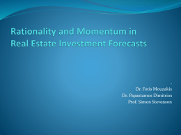 Evaluating the Accuracy and Rationality of UK Property Forecasts