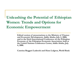 Unleashing The Potential Of Ethiopian Women: Trends