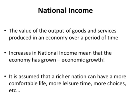 a measure of National Income