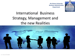 The Four Risks of International Business