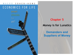 Chapter 5: Money is for Lunatics