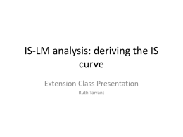 IS-LM analysis