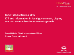 ICT and information in local government