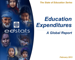 The State of Education around the World: A Global