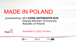 Leading sectors of the Polish economy