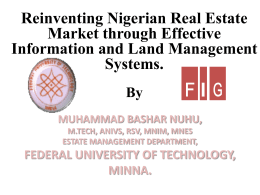 Reinventing Nigerian Real Estate Market through Effective