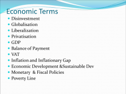 Meaning of Economic Environment