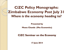 where Zimbabwe`s economy is headed