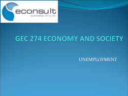 GEC 274 ECONOMY AND SOCIETY