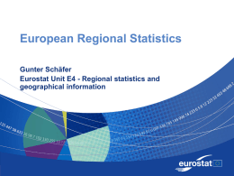 European Regional Statistics