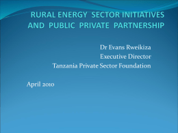Tanzania Private Sector Foundation