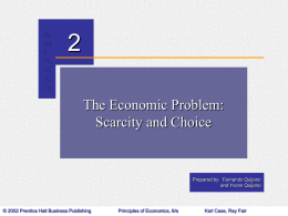 (student version): The Economic Problem