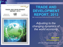 trade and development report, 2013