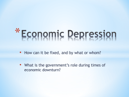 Economic Depression Keynes vs Hayek