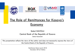 Determinants of Migrant Earnings: The Case of Kosovo