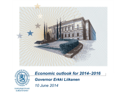 Economic outlook for 2014–2016