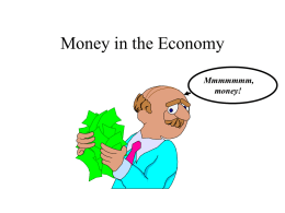 Money in the Economy - Kennesaw State University