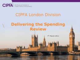 CIPFA London Division Winter Seminar (& AGM)