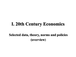20th Century Economics