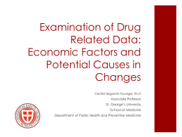 Economic Factors and Drugs
