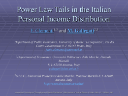 Power Law Tails in the Italian Personal Income Distribution