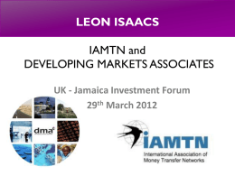 Leon Isaacs, Managing Director, IAMTN