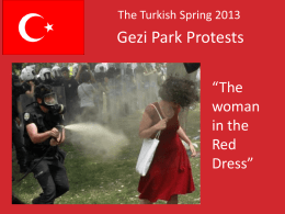 Gezi Park Protests - University of Colorado Boulder