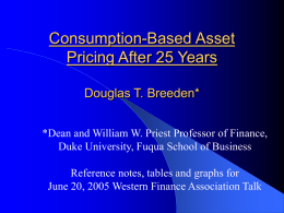 Consumption Based Asset Pricing After 25 Years