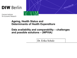 Health care in an ageing society
