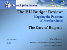 The EU Budget Review: Mapping the Positions of Member States