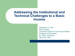 Addressing the Institutional and Technical Challenges to a
