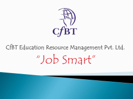 CfBT Education Resource Management Pvt. Ltd.