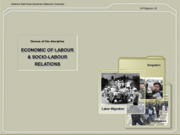 Labour Economics and Socio
