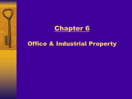 Chapter 6 Office & Industrial Property