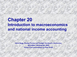 Chapter 20 Introduction to macroeconomics