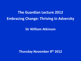 Thriving in Adversity Sir William Atkinson