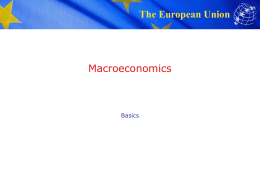 Macroeconomics - College of Arts and Sciences