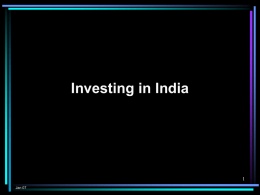India – The place to do business