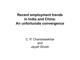 China and India: A comparison of recent economic growth