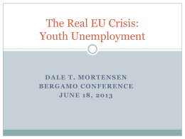 The Real Crisis: Global Unemployment