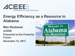 Importance of Energy Efficiency to Ohio’s Low
