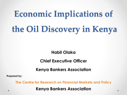 Economic Implications of the Oil Discovery in Kenya
