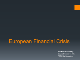 European Financial Crisis - Best Coaching Institute For