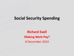 Social Security Spending - TUC