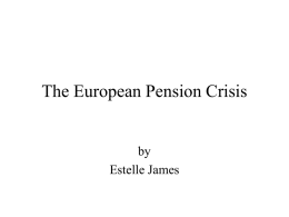 The European Pension Crisis