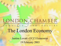 London Economic Briefing Bank of England Agency for