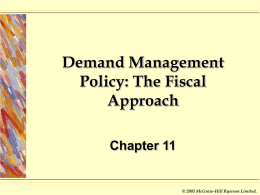 Demand Management Policy - Queen's Economics Department | …